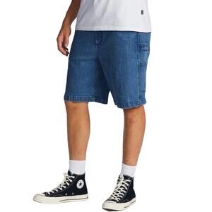 Billabong "Union Jean" Men's Carpenter Denim Shorts Size 29 NWT